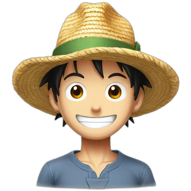 luffy ay chapeau de paille emoji