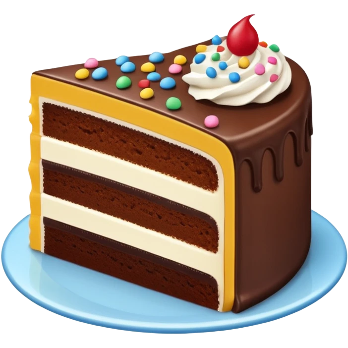 a slice of cake emoji