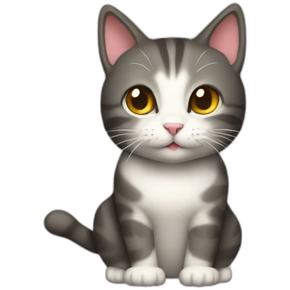 cat from gift box emoji