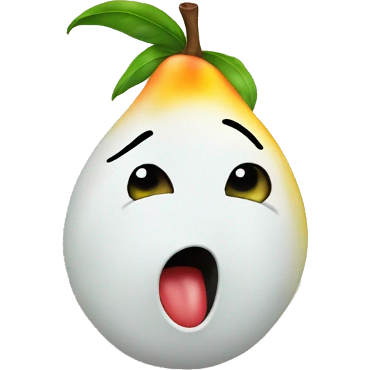 Farting mango  emoji