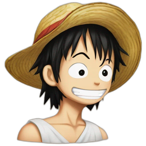 Luffy from one piece emoji