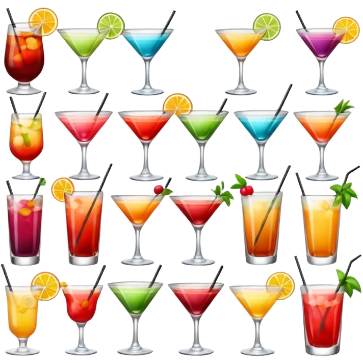 classic cocktails  emoji