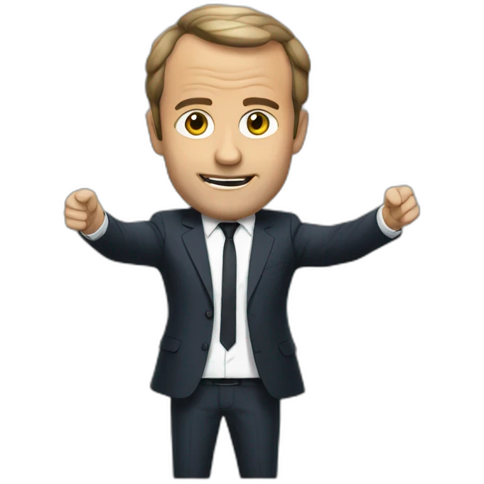 Ronado sur macron emoji