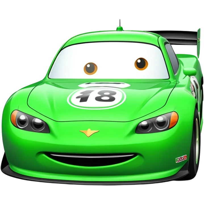 Chick Hicks green race car emoji
