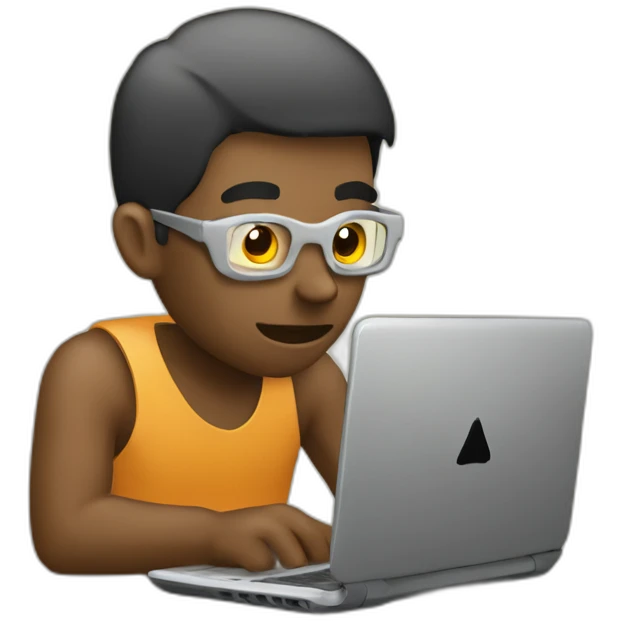guy coding in php emoji