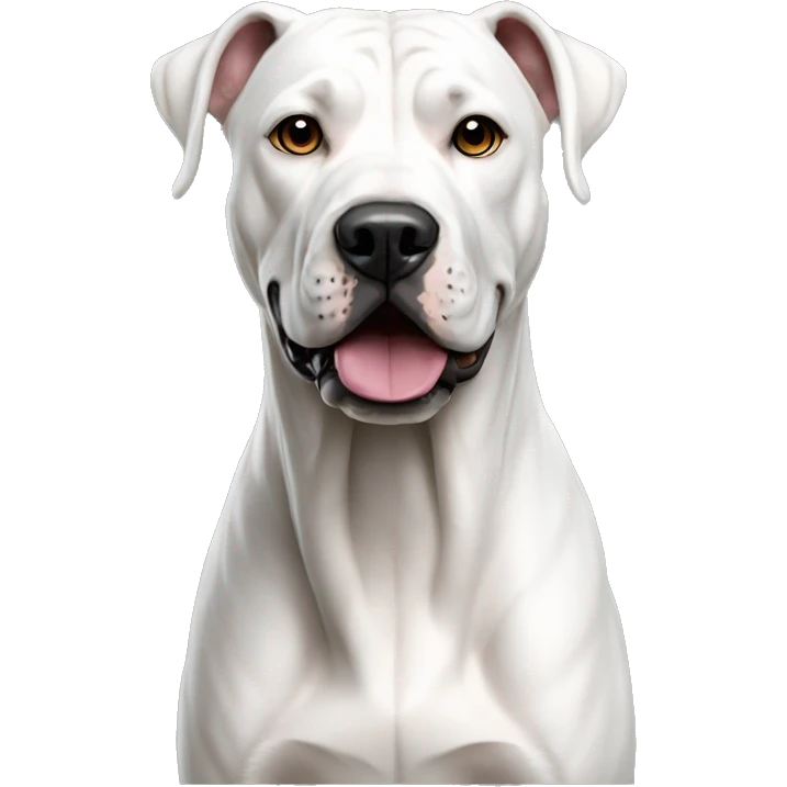 Dogo Argentino Dog Breed Full Body emoji