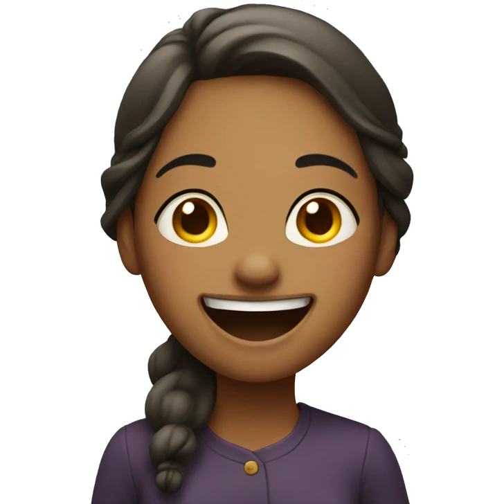 Women giggling  emoji