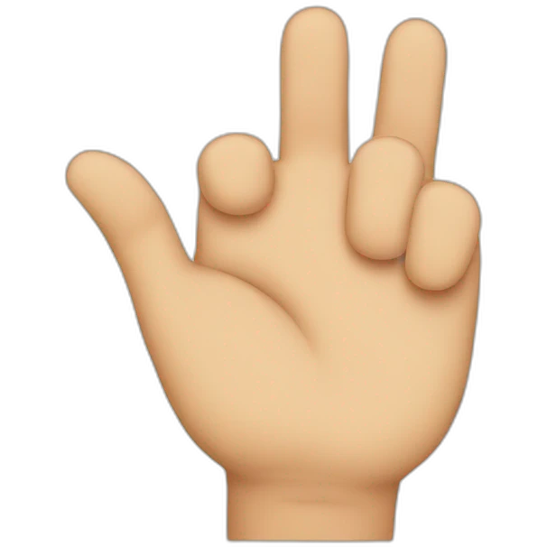 cut thumb emoji