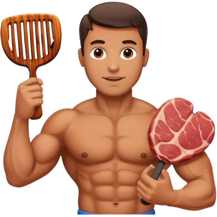 Guy beating meat emoji