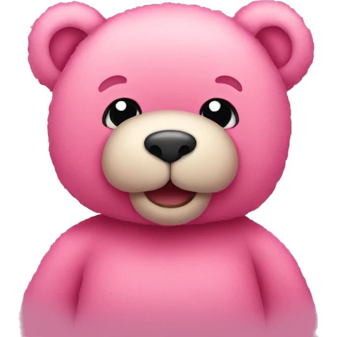 pink Teddy bear emoji