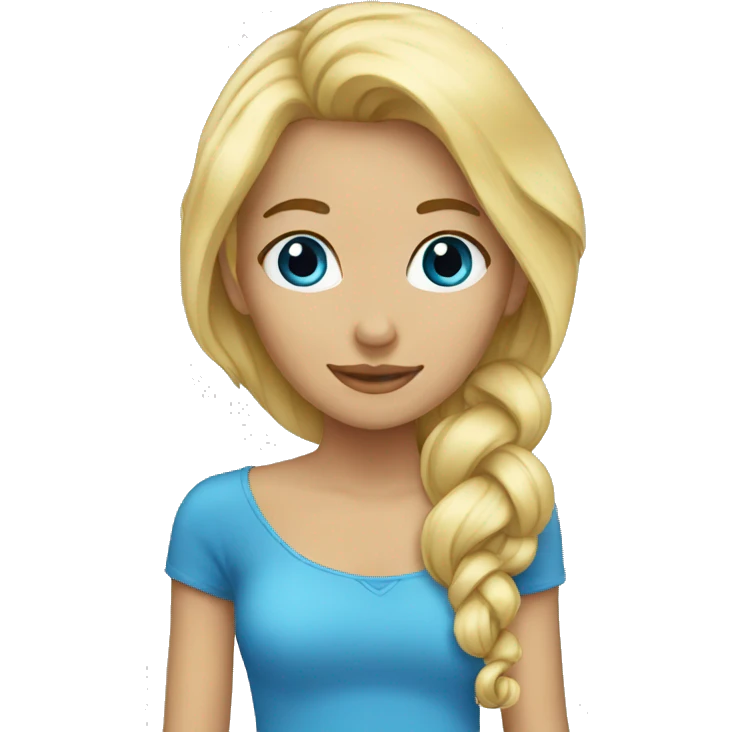 blonde blue emoji