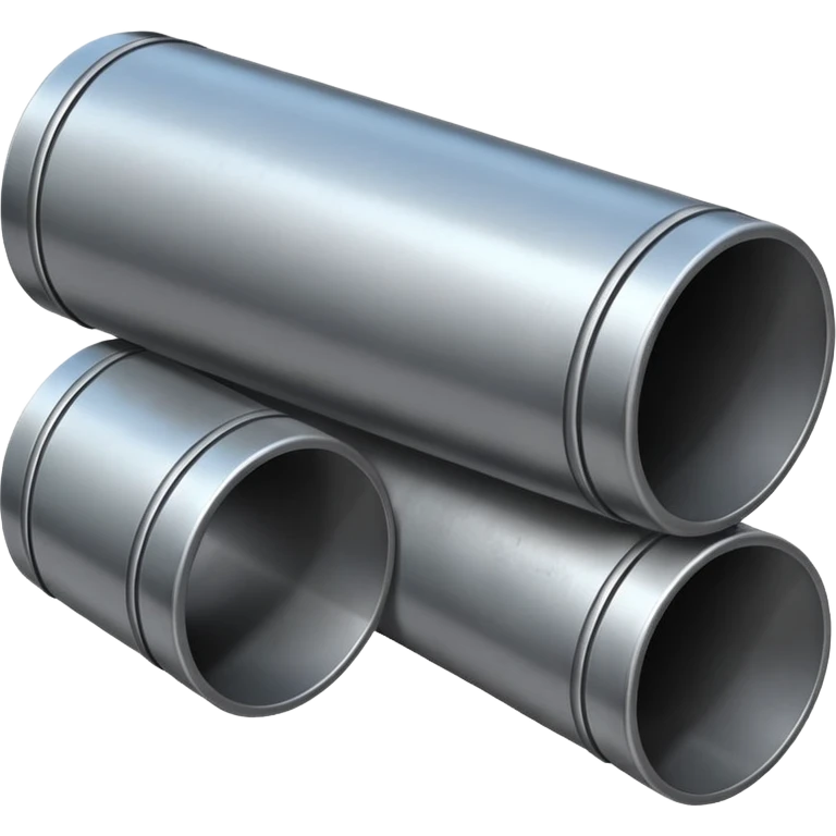 Clean metal beam, smooth steel surface, no rust, no scratches, industrial support beam, realistic, neutral color, high-quality render emoji