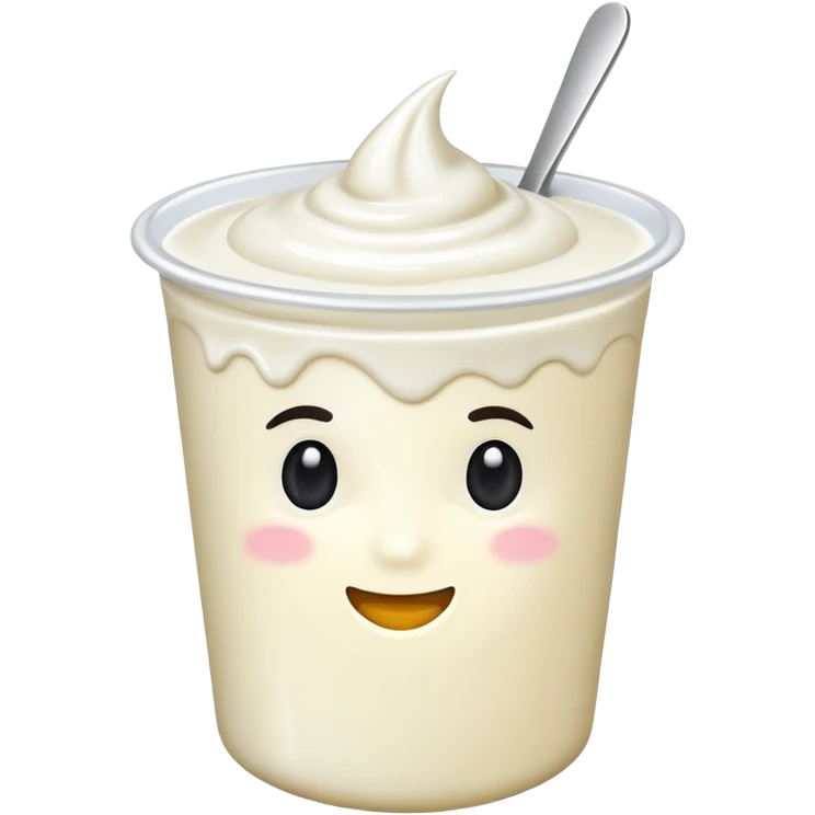 a cup of yoghurt emoji