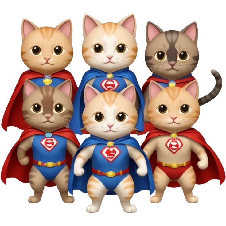 superhero cats emoji