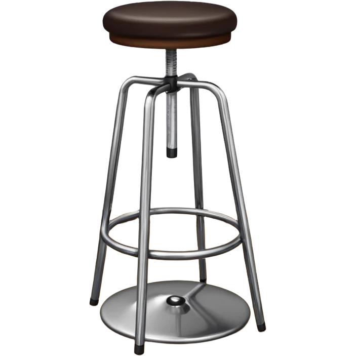Bar stool and tipped over bar stool emoji
