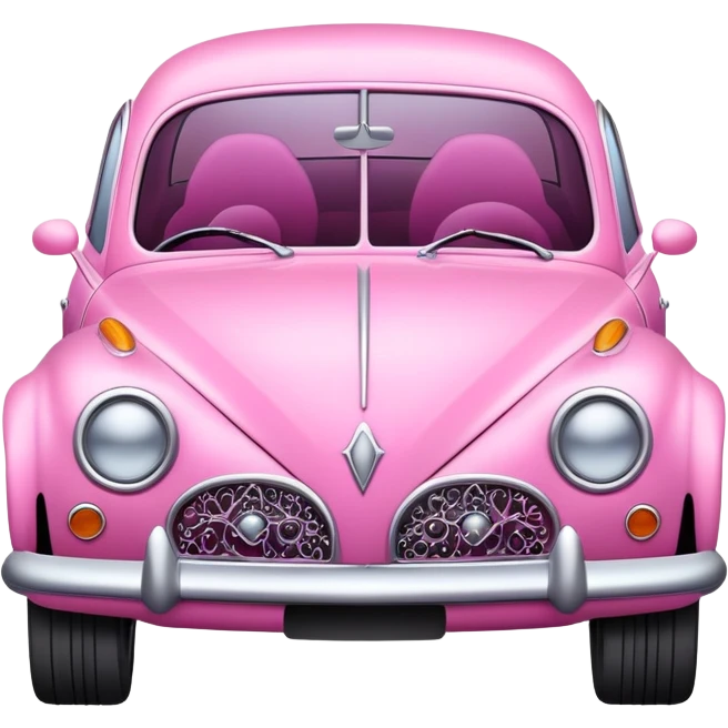 pink gothic car emoji