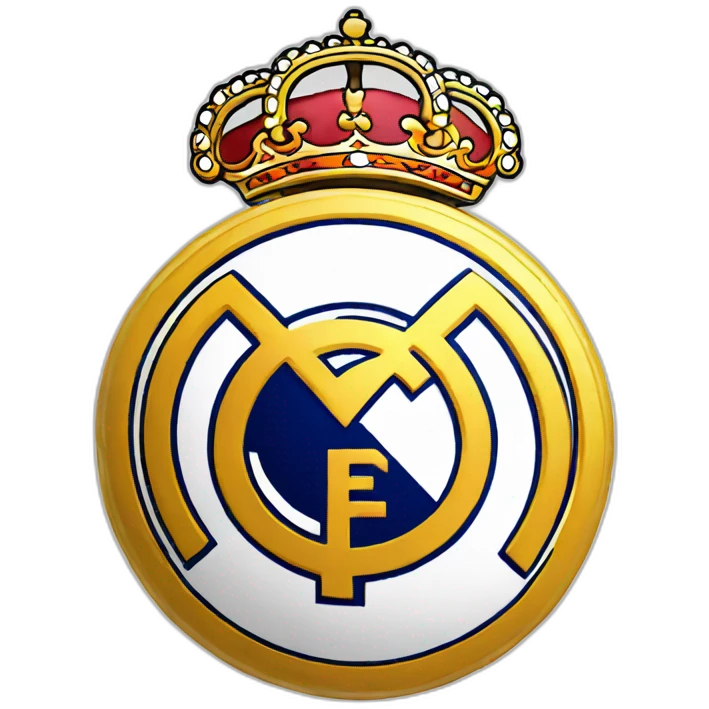 Escudo Real Madrid fuego emoji