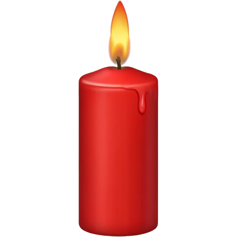 red candles emoji