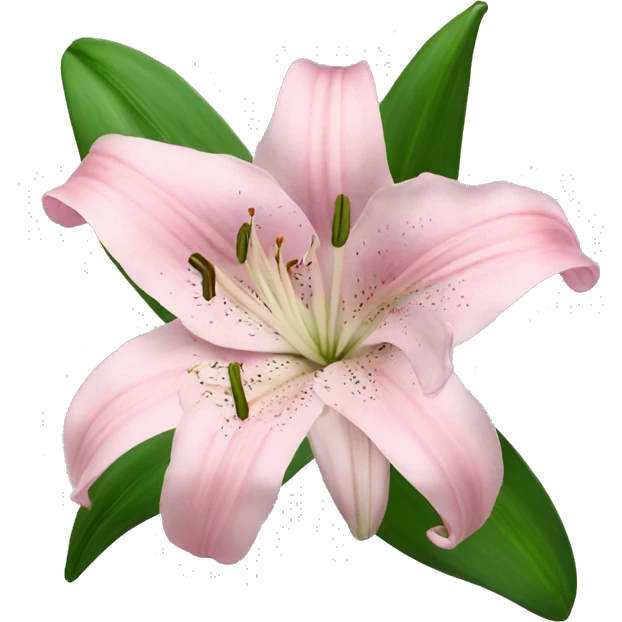 light pink lilium emoji