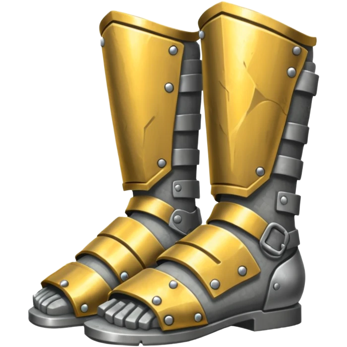  Feet armor Emoji fantasy pixel art style emoji