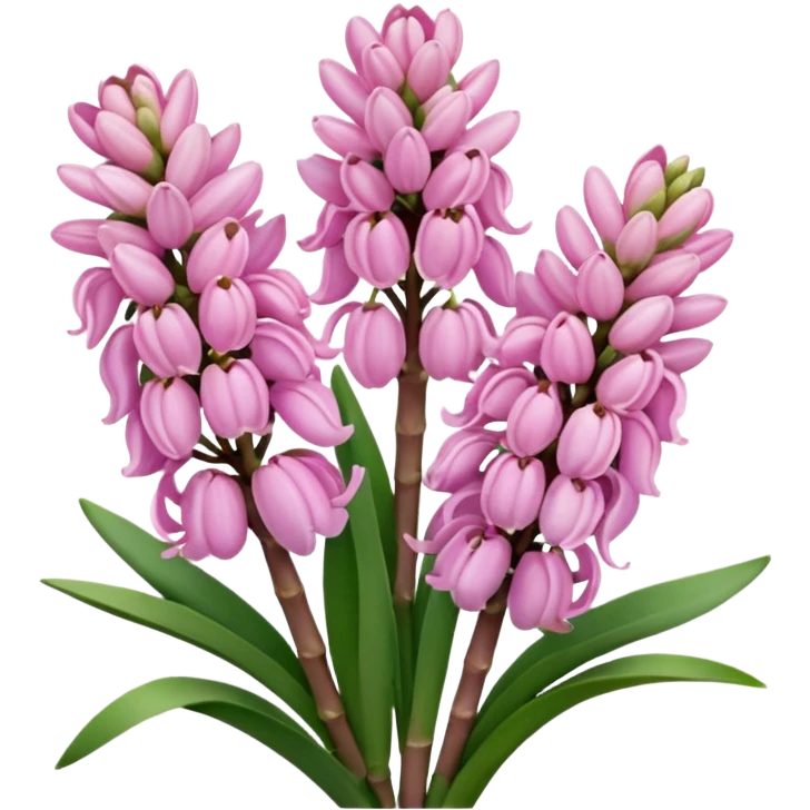 Pink hyacinth emoji