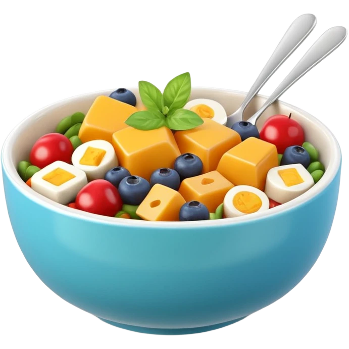 3D symbolizing loyal customer, trust and commitment, food theme, cute and modern, soft lighting, glossy, isolated, no background
 emoji