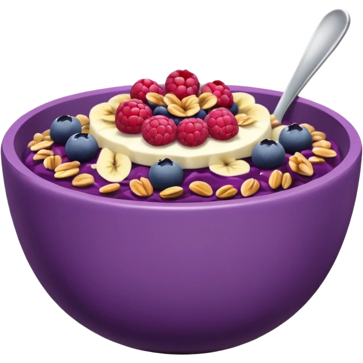 Acai bowl emoji