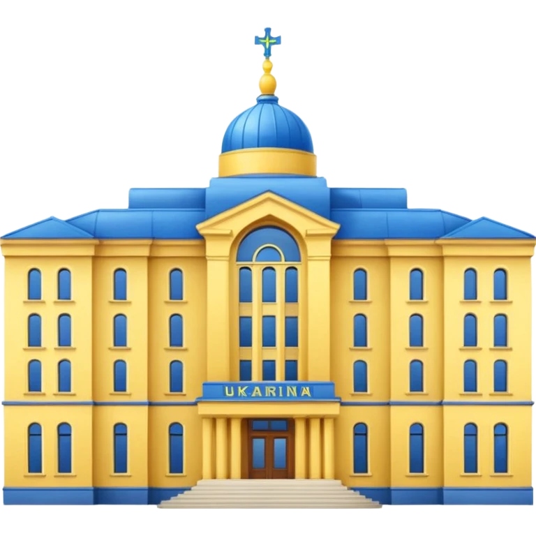 make the png emoji of Ukraine president's office building emoji