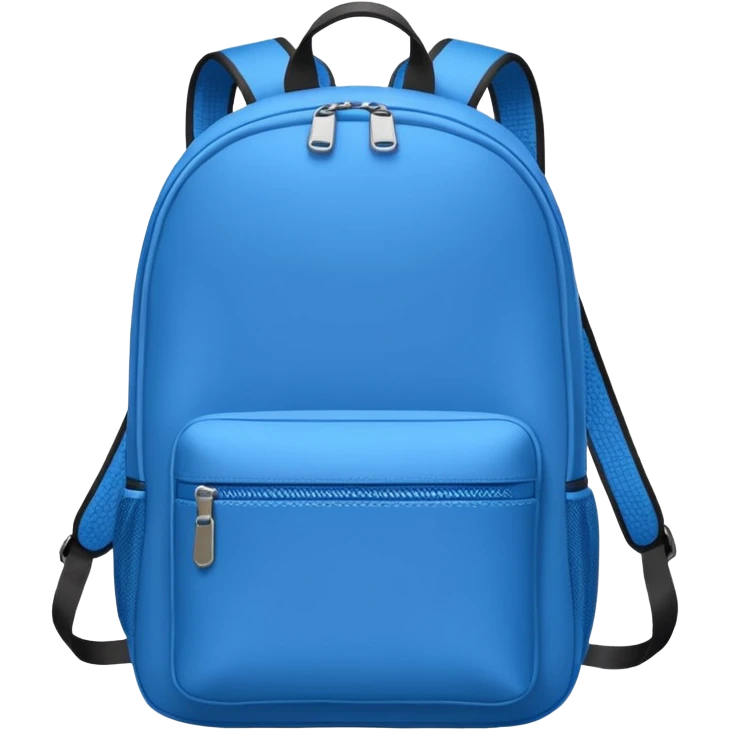 Mochila azul emoji