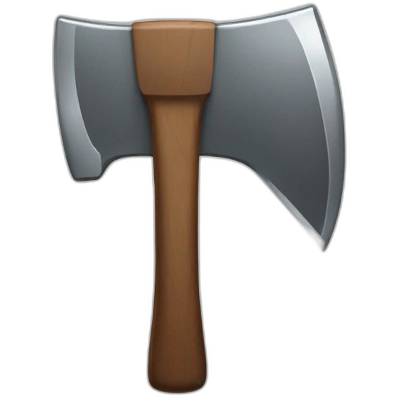 Steel axe emoji
