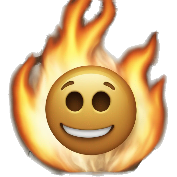 Money on fire emoji