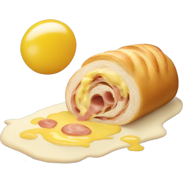 carbonara bread roll emoji