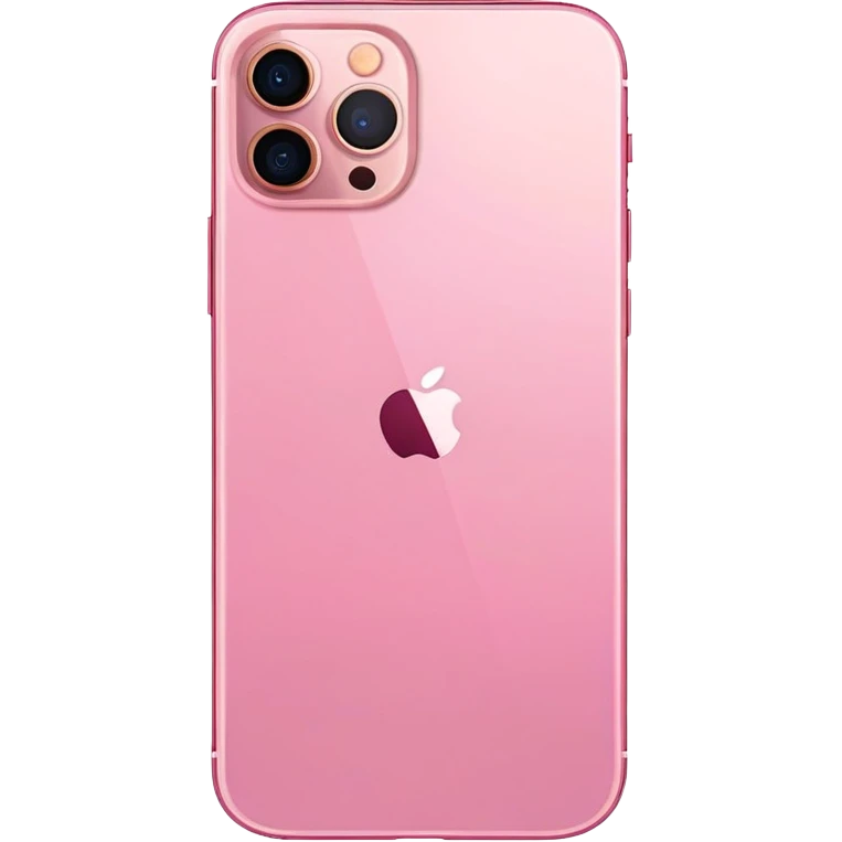 Pink iphone 12 pro max emoji