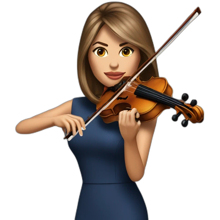 Melania trump play violin emoji