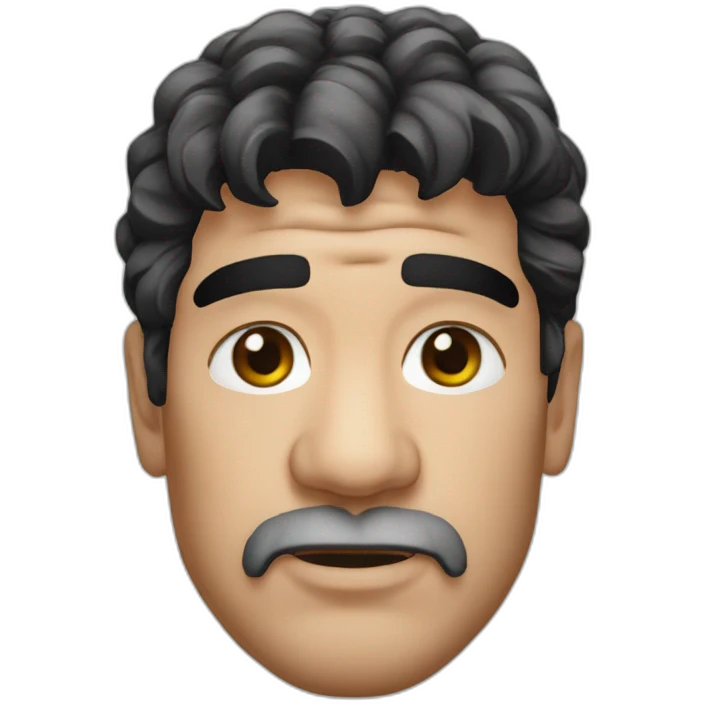maradona face emoji