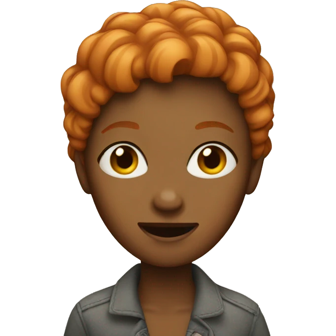 ginger woman emoji
