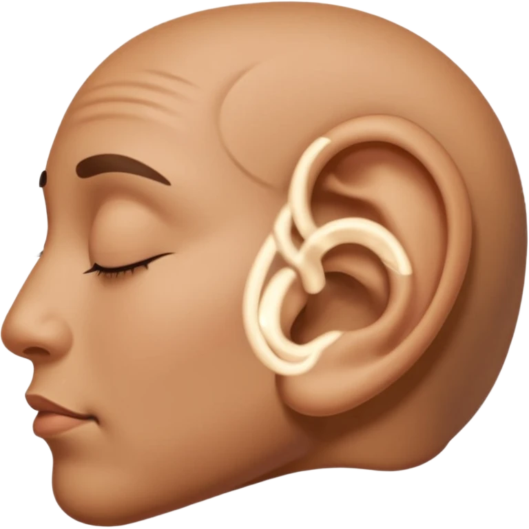 an ear praising God emoji