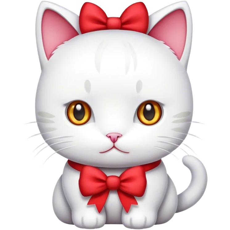 Hello kitty WOW emoji