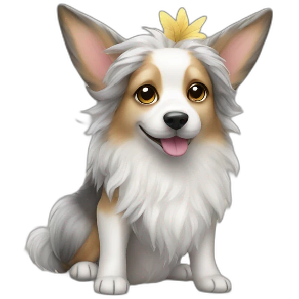Fairy-dog emoji
