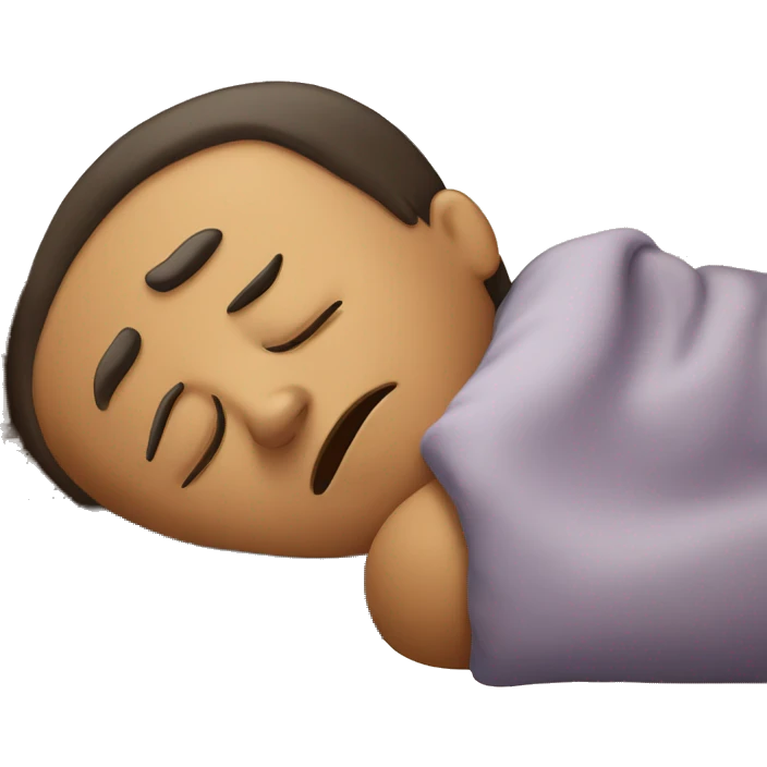 Half asleep emoji