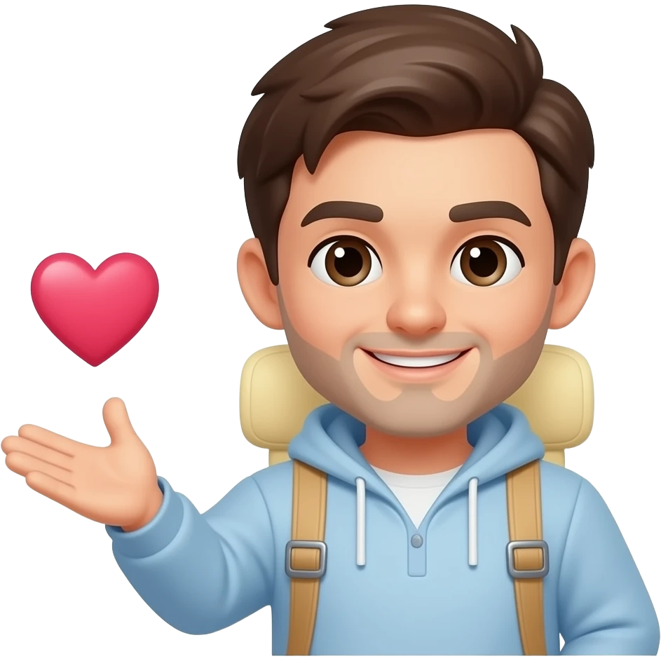 compliment with love emoji