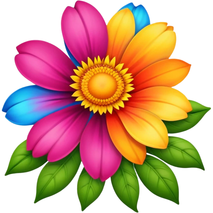 Summer flower emoji