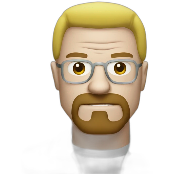 Breaking bad cover simplistic emoji