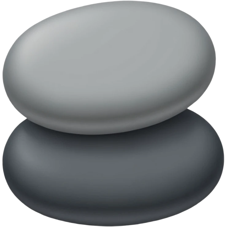 beautiful pebbles emoji