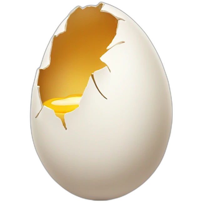 CRACKED EGGSHELLS  emoji