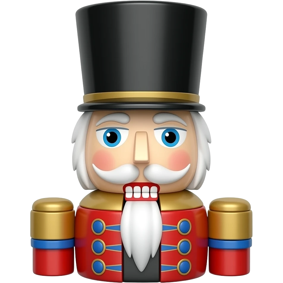 Nutcracker bust emoji