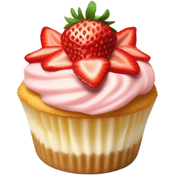  cheesecake cupcake strawberry  emoji