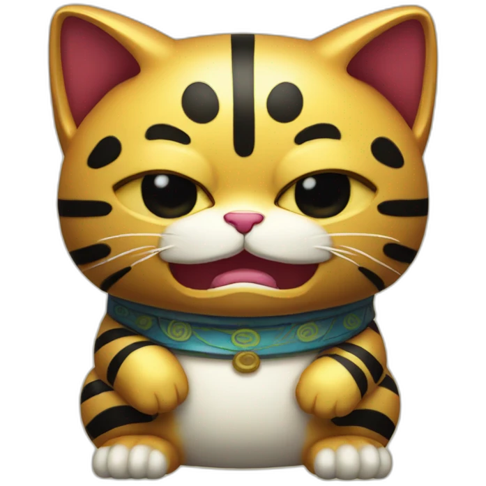 maneki neko one-eyed cyclops emoji