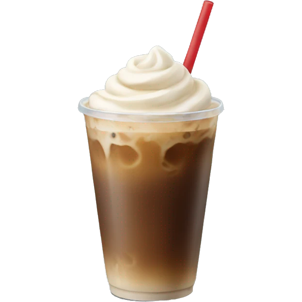Ice coffee emoji