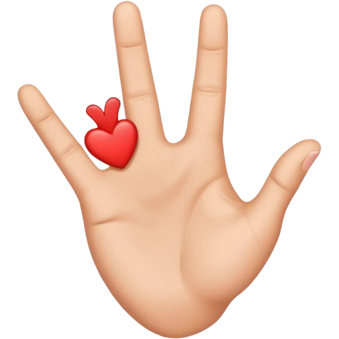 Flip verticle this emoji 🫰 emoji